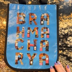 Lululemon Athletica Blue Graphic Tote Bag